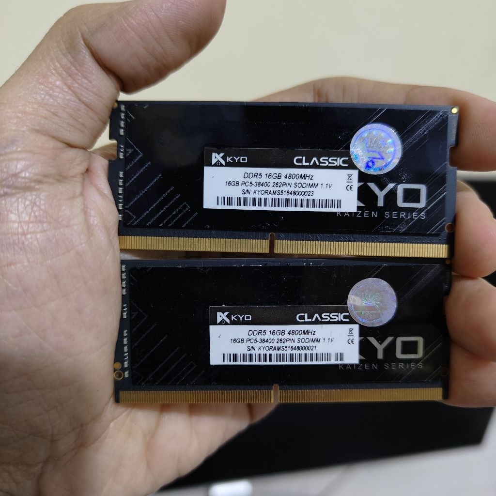 Ram Laptop laptop 32gb 2x16gb 4800mhz Kyo ddr5 sodimm 4800 2x16gb