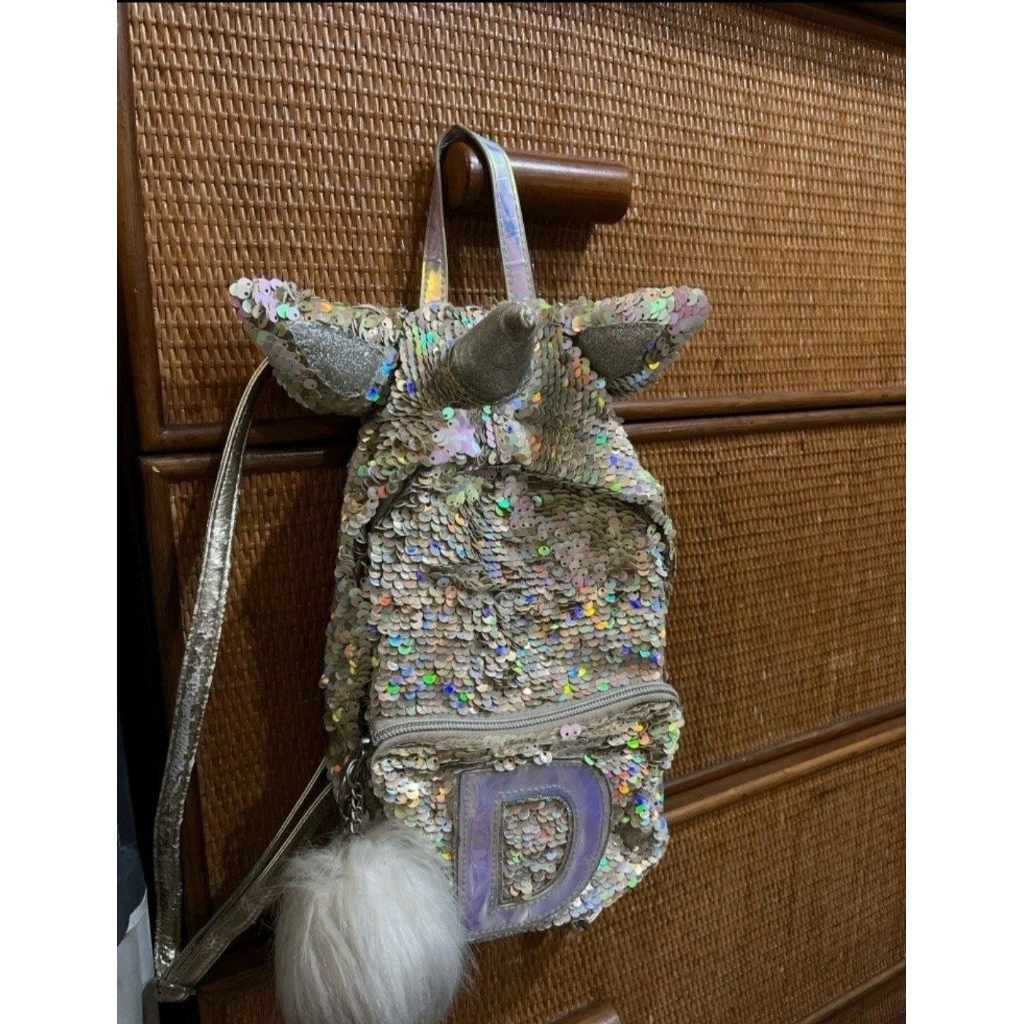 preloved tas justice unicorn dan bundling jam imoo