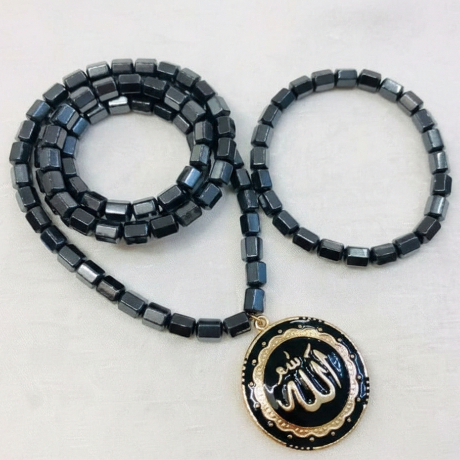 KALUNG Magnet Terapi Kesehatan GELANG LIONTIN MAGNET SATU SET