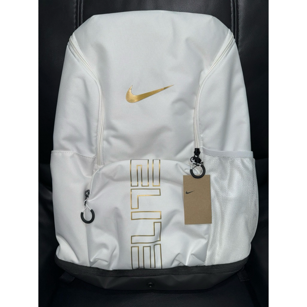 NIKE VARSITY Elite Backpack V3 | White Gold 2025
