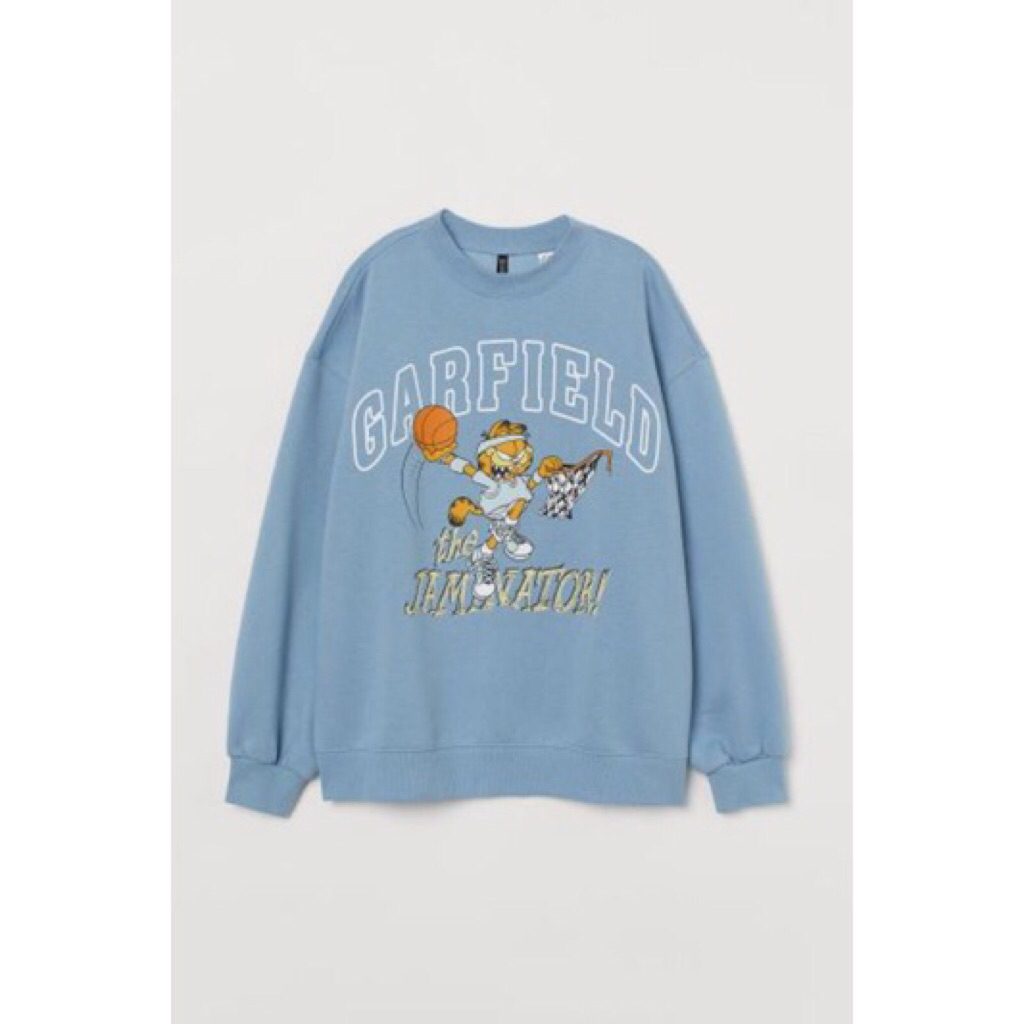 Crewneck Garfield Blue