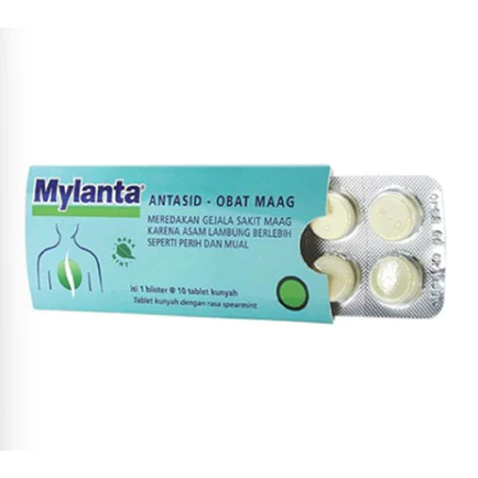 Mylanta Tablet Obat Maag Nyeri Lambung Asam