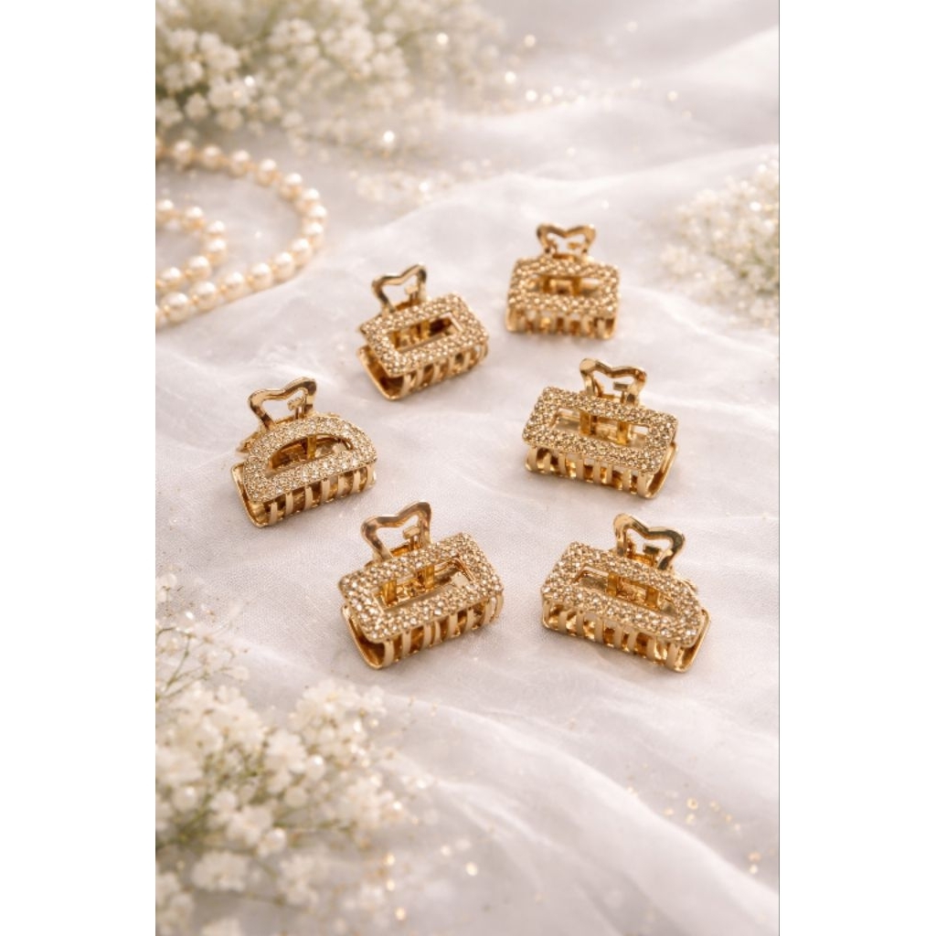 Jepit Rambut Besi Mini Jedai Stainless Kecil Jepit Poni Lucu