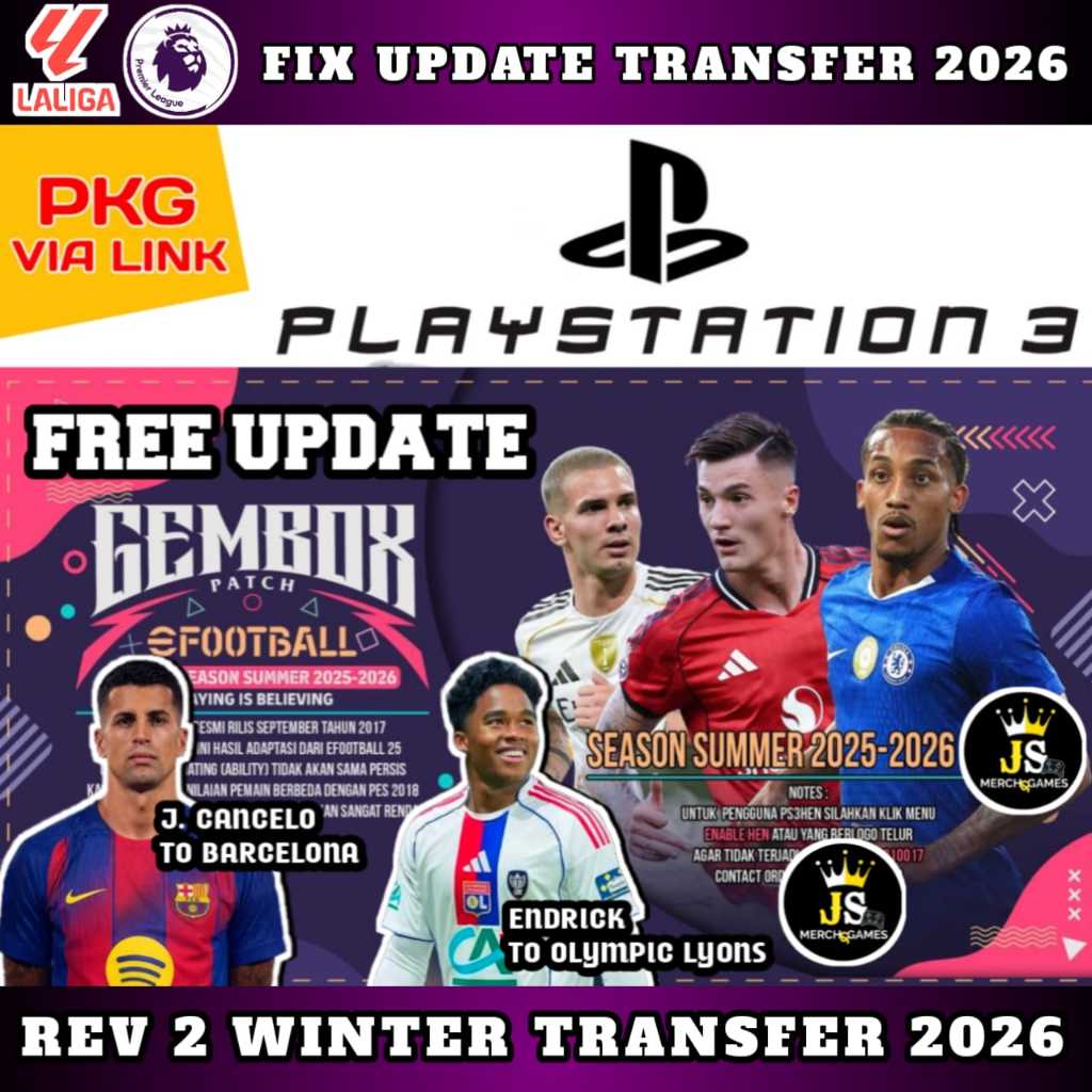 ( TERBARU ) VIA LINK GAMEBOX ( GMBX ) PATCH SEASON WINTER FULL UPDATE TRANSFER TERBARU 2025 PS3 CFW 