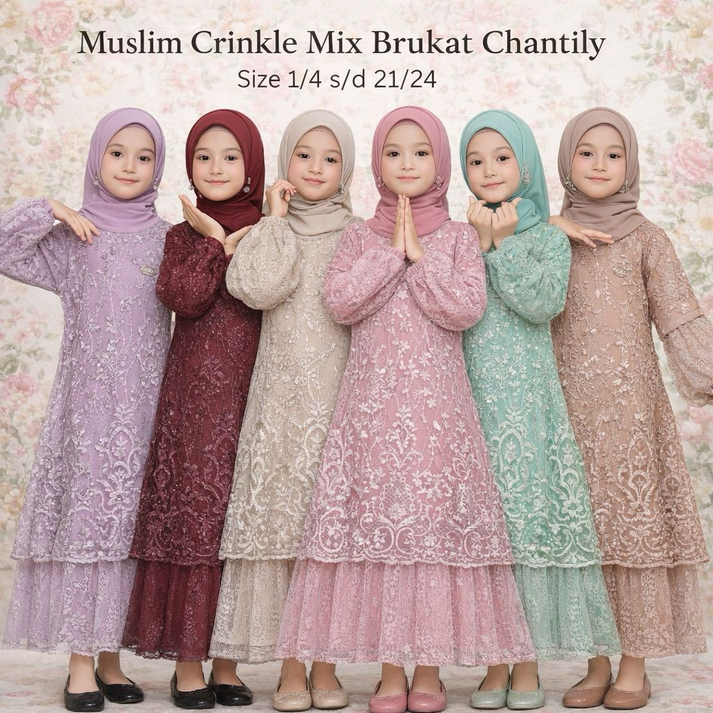 Gamis anak terbaru (DK-4)