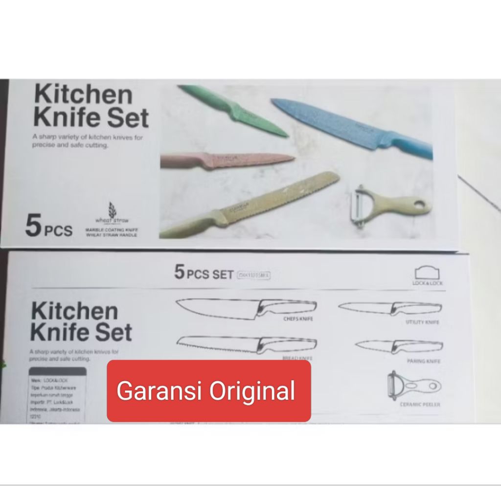 Lock lock kitchen knife set