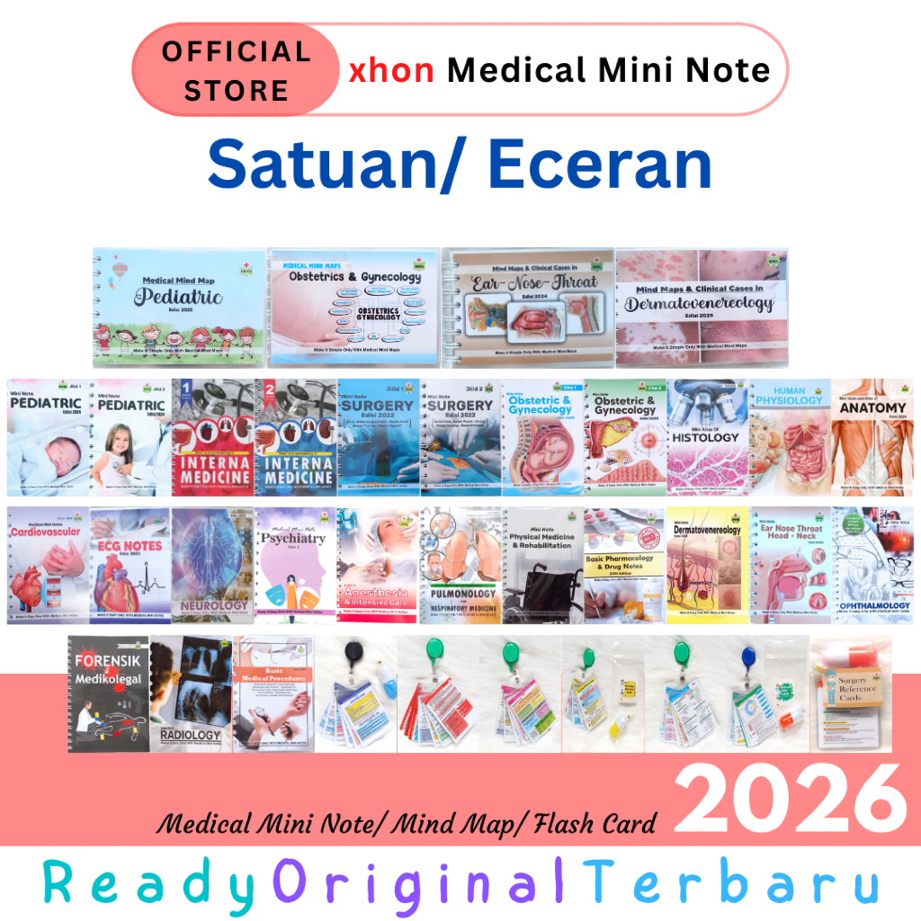 ( Satuan / Eceran ) ORIGINAL TERBARU MMN | Medical Mini Notes Kedokteran