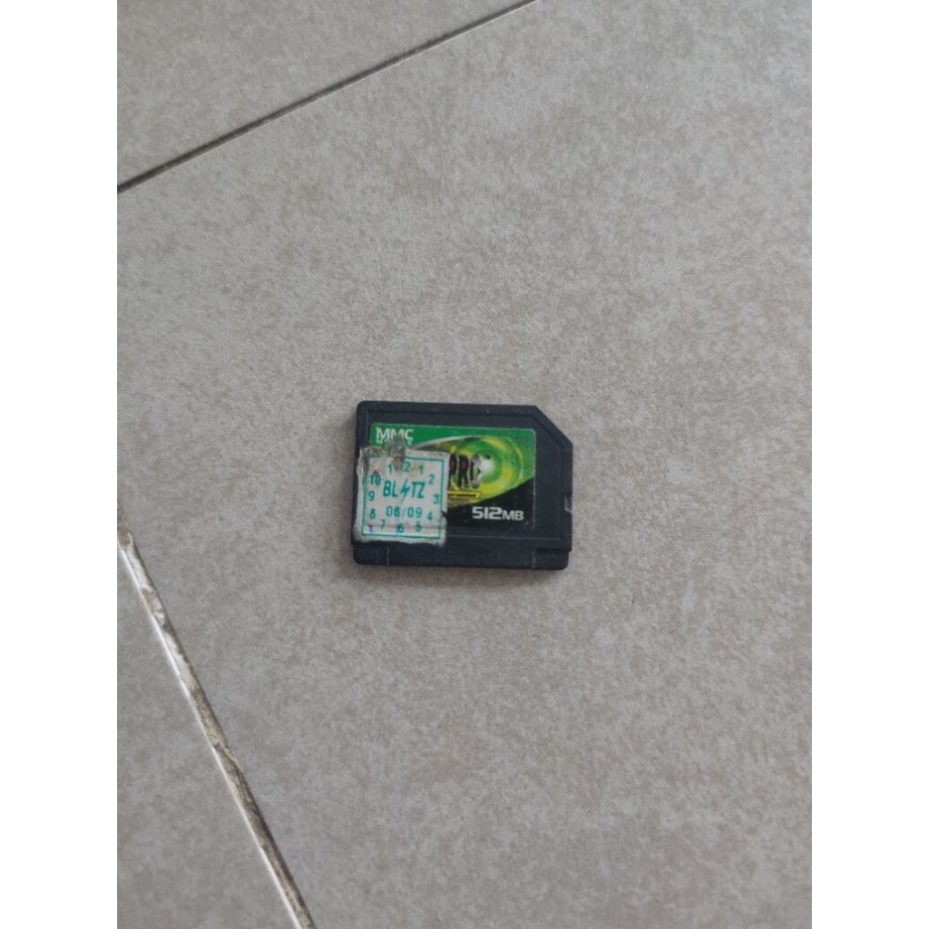 MMC memory Nokia 512mb jadul memori Nokia zadul