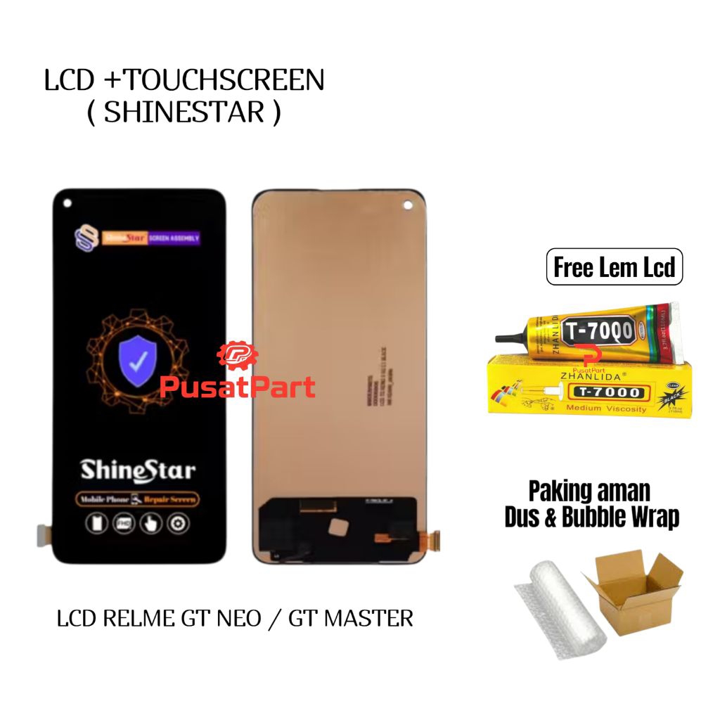 LCD REALME GT NEO / GT MASTER ( SHINESTAR ) FREE LEM LCD 15 ML