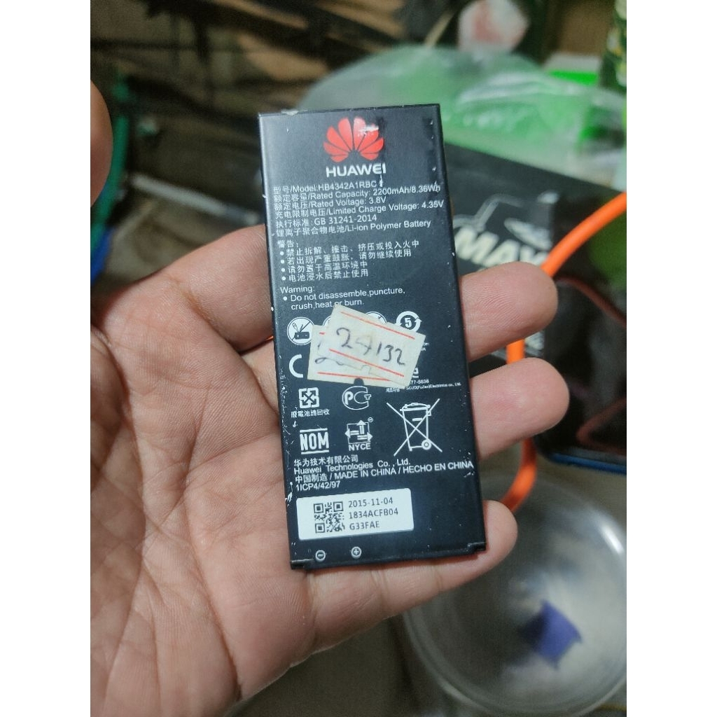 baterai Huawei Y5 II battery Huawei cun-L22 asli original copotan