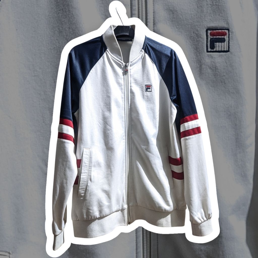 Tracktop Fila Vintage Battistrada Original White