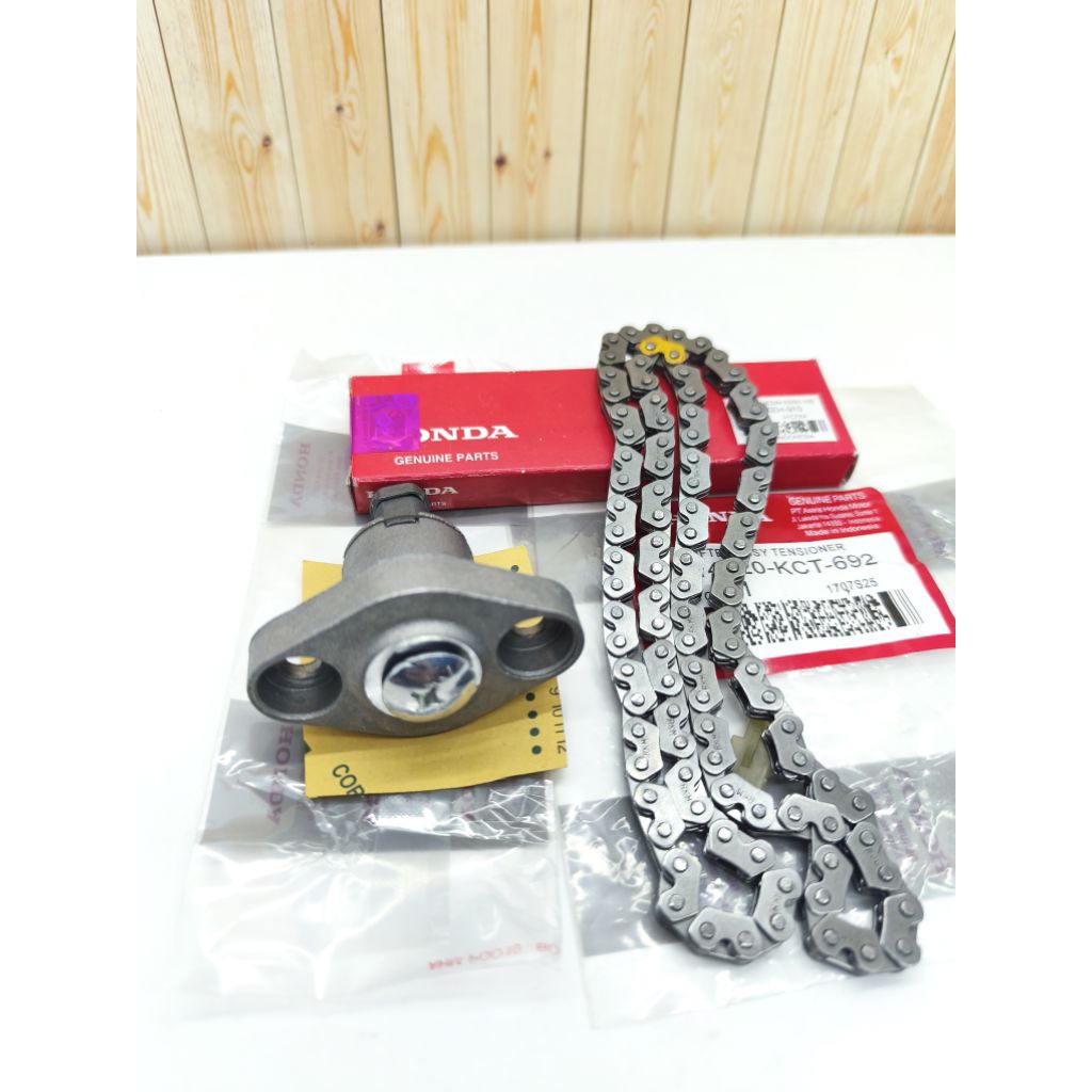 Rantai Keteng+Tonjokan Keteng Honda Megapro Lama Megapro Primus Neotech GL Pro GL Max KCT KEH