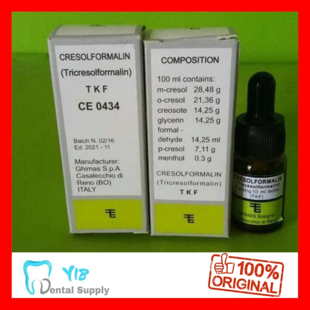 Dental TKF ghimas / medikamen saluran akar endo