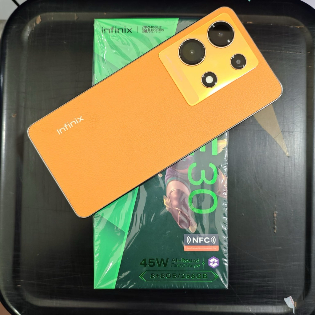 Infinix note 30 ram 8/256 second fullset original termurah