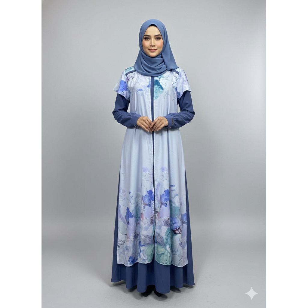 Gamis syari baraya //gamis cantik baraya // gamis branded murah