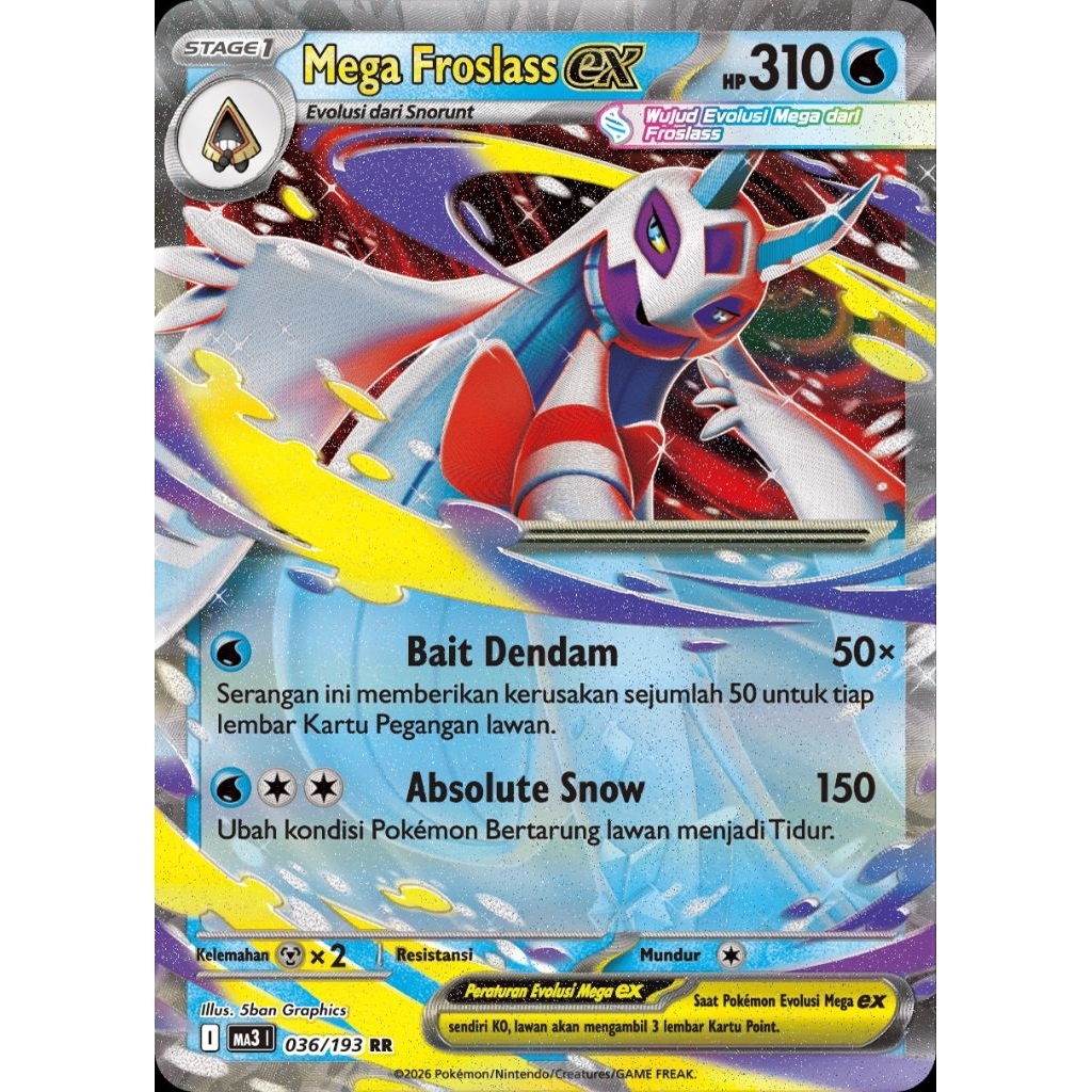 Tcg Pokemon RR Mega Froslass EX