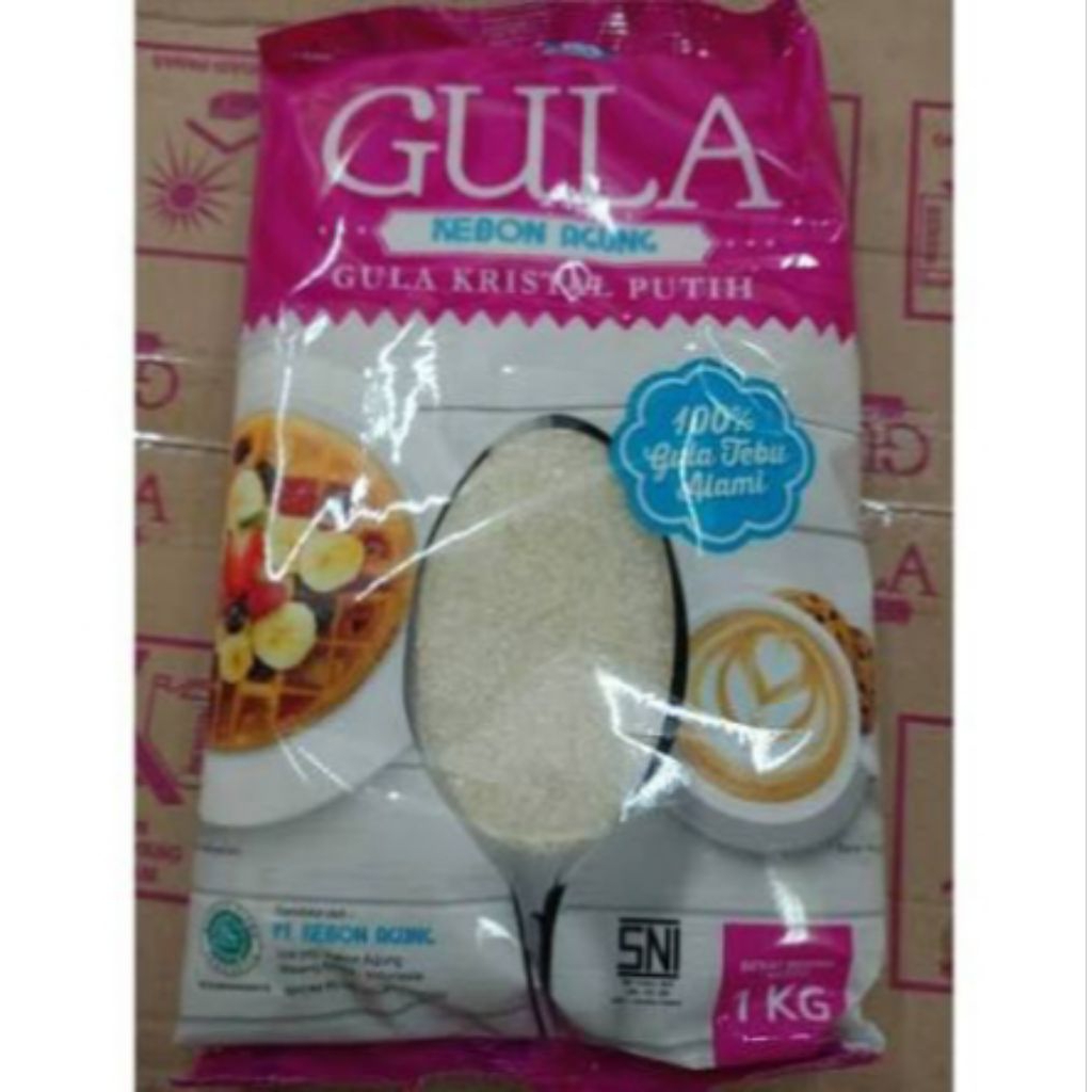 SBR Sembako | Gula Pasir Kebon Agung Kristal Putih 1 Kg | Kebon Agung Gula Pasir Kristal Putih 1 Kg