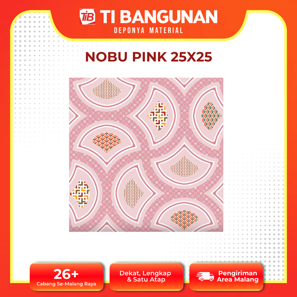 KERAMIK NOBU PINK KAMAR MANDI UKURAN 25 X 25 KASAR | KERAMIK KASAR | KERAMIK KAMAR MANDI
