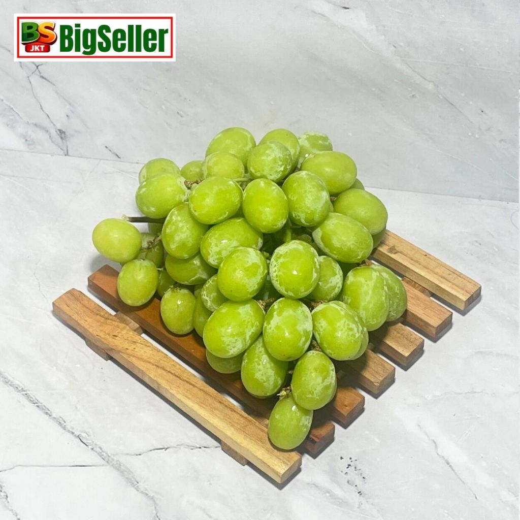 BUAH ANGGUR HIJAU NON BIJI SUPER QUALITY 500 GR