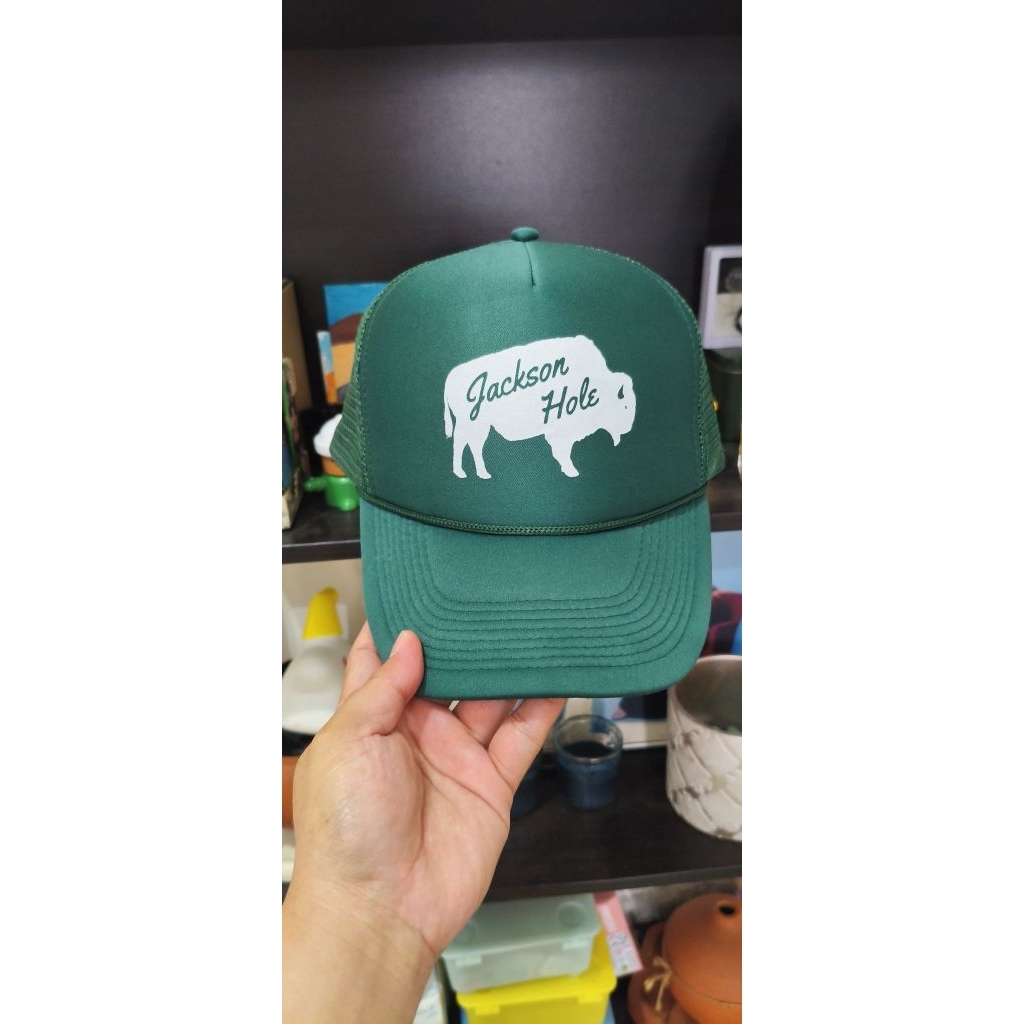 Topi Trucker Vintage Nissin Cap Jackson Hole