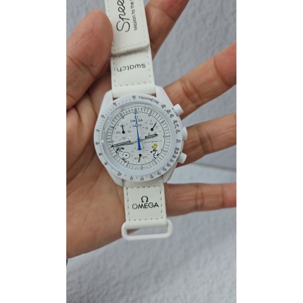 Jam omg x swatch Snoopy bio ceramic 40mm