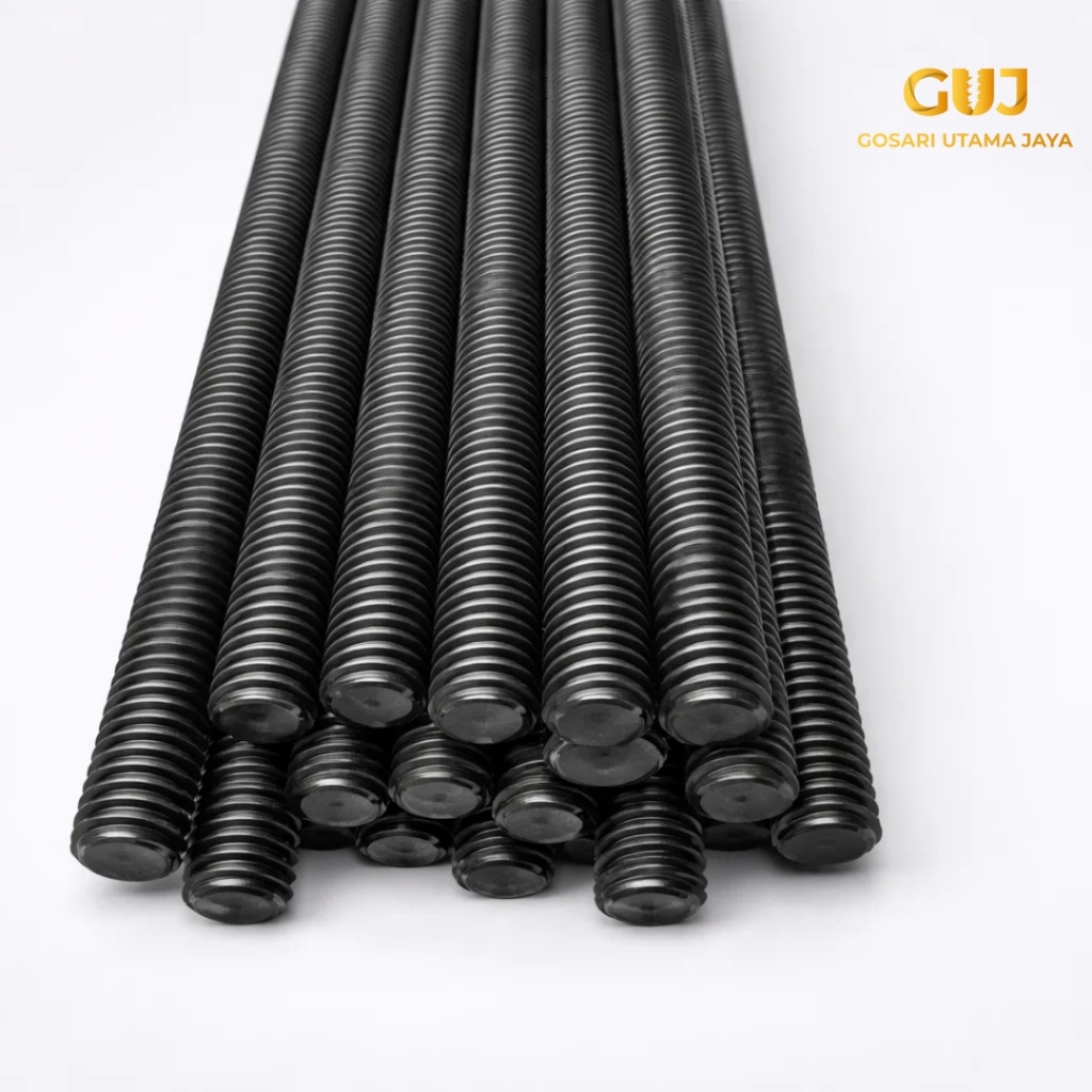 Grade 8.8 Baja Hitam As Drat M30 / Long Drat / Thread Rod M30x1M