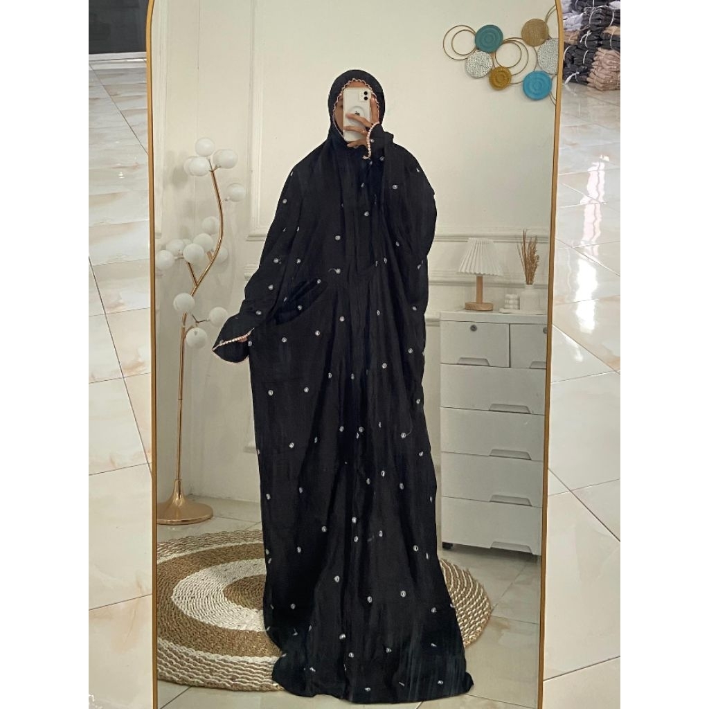 Mukena terusan rayon premium Mukena terusan dewasa rayon warna