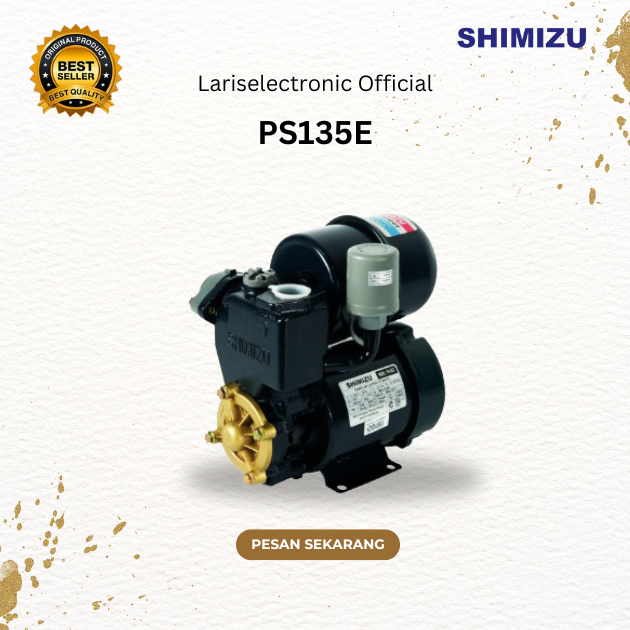 SHIMIZU POMPA AIR PS 135 E AUTOMATIC PUMP/PS135E/PS-135E/PS-135 E/PS135/ORIGINAL SHIMIZU/GARANSI