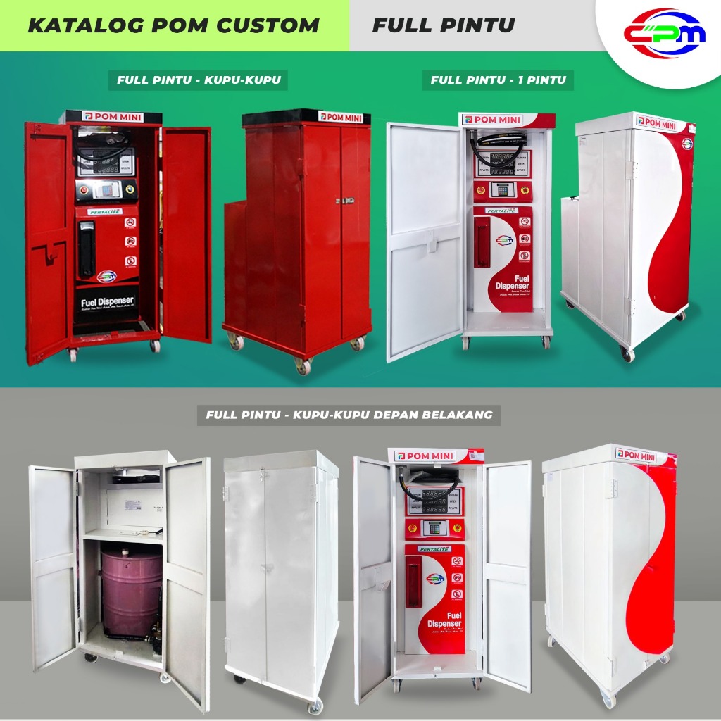 FULL PINTU - POM MINI Pertamini Digital Terbaru Pakai Pintu (1, 2 & 3 Nozzle)