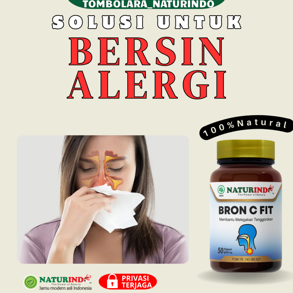 Obat Herbal Bersin Alergi Sinusitis Polip Hidung Rhinitis Alergi Batuk Pilek