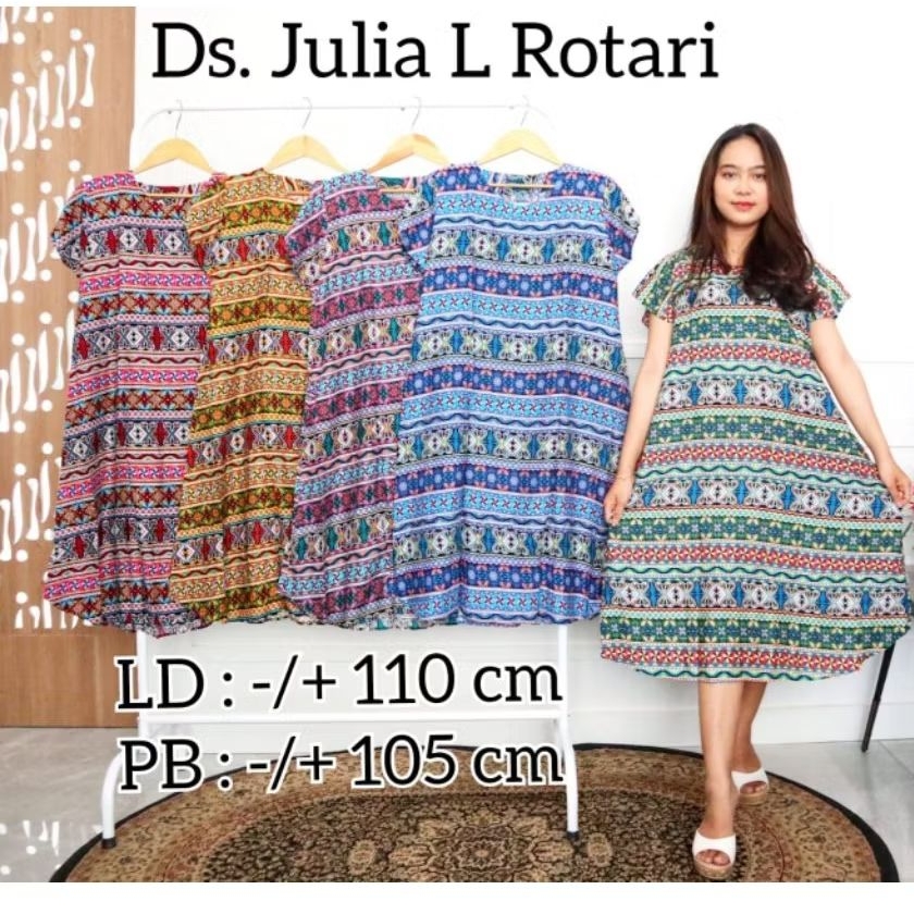 Daster payung JULIA ROTARY AQILA || TDK PAKE KANCING