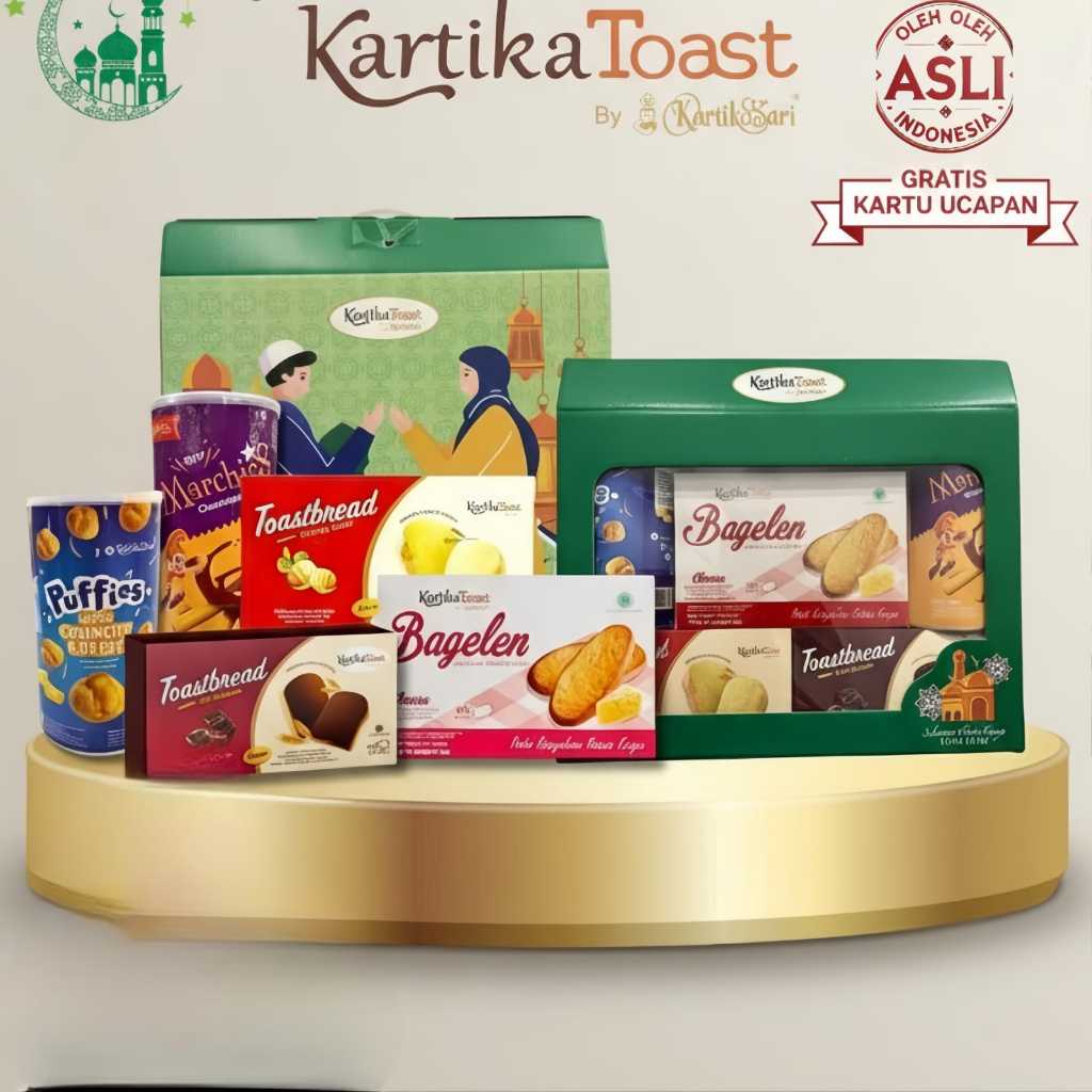 Hampers Kartika Sari Toast Parsel Paket Lebaran Natal Tahun Baru Imlek Hadiah 5s 3s 3s Mini pack