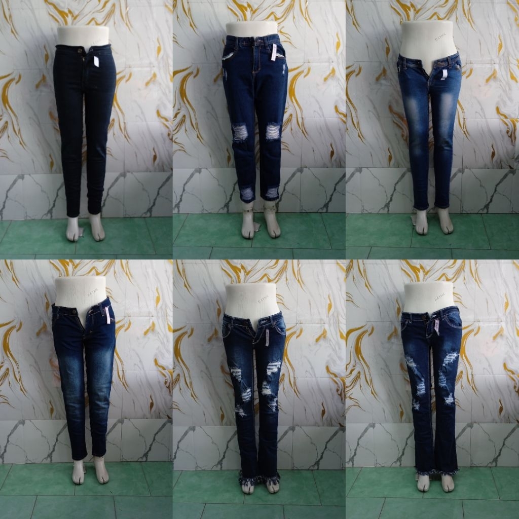 Celana Panjang Jeans Wanita Part 1//Celana Jeans Part 1 //Pakaian Wanita