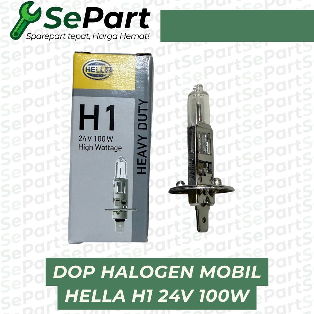 Dop / Lampu Hella h1 24v 100w dop Truk halogen