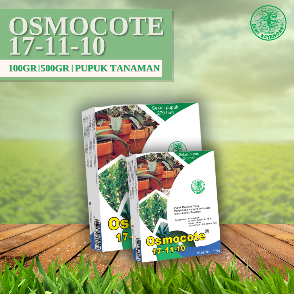 OSMOCOTE 17-11-10 100gr | 500gr || Pupuk Tanaman