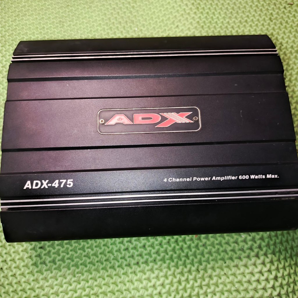 Power ADX 4 Channel Murah Audio Mobil | ADX-475 | Power Amplifier Subwoofer speaker | Seken