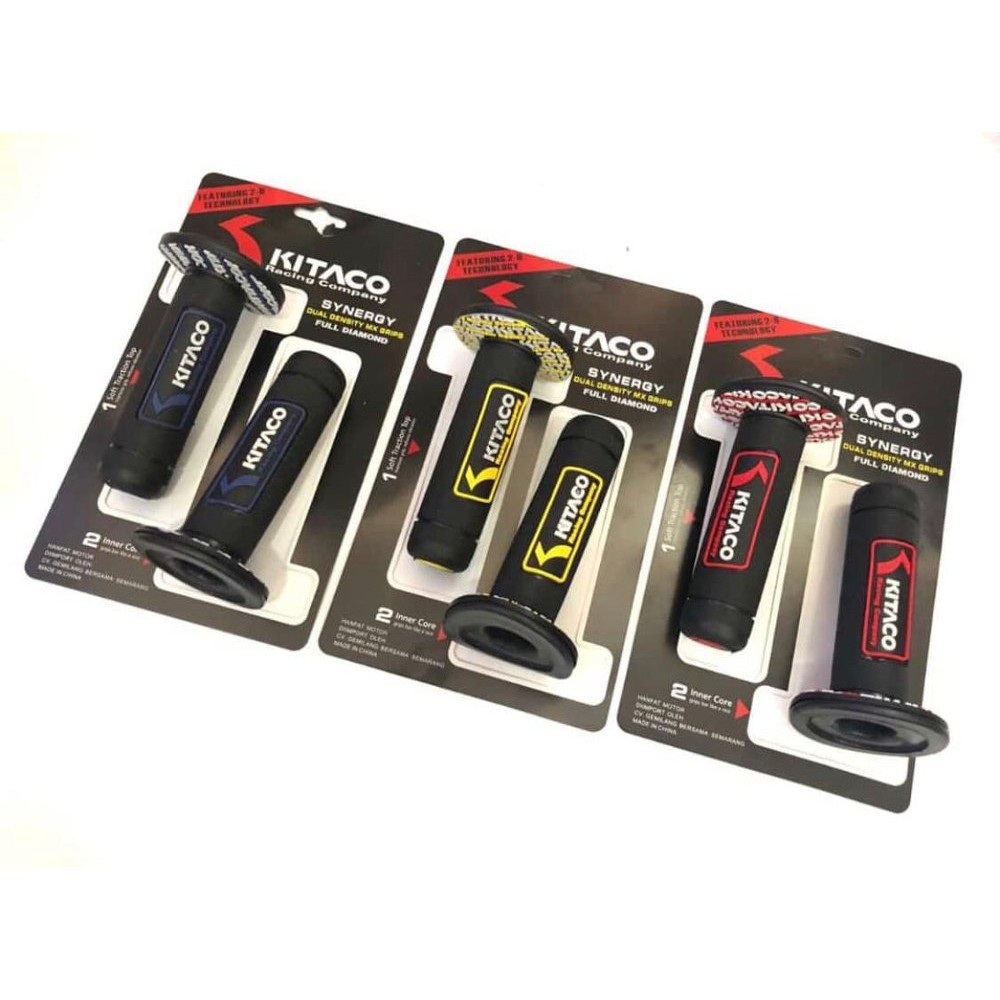 HANDGRIP KITACO HANDFAT MOTOR KARET HITAM GRIP GAS KITACO