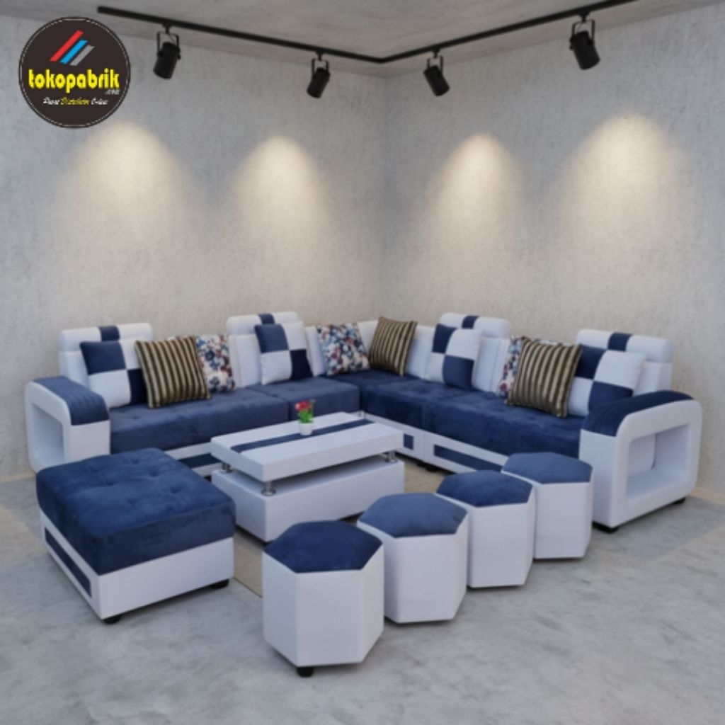 Sofa L beranak sofa L sudut sofa l sofa tamu sofa minimalis sofa bludru sofa oscar sofa murah tasik 