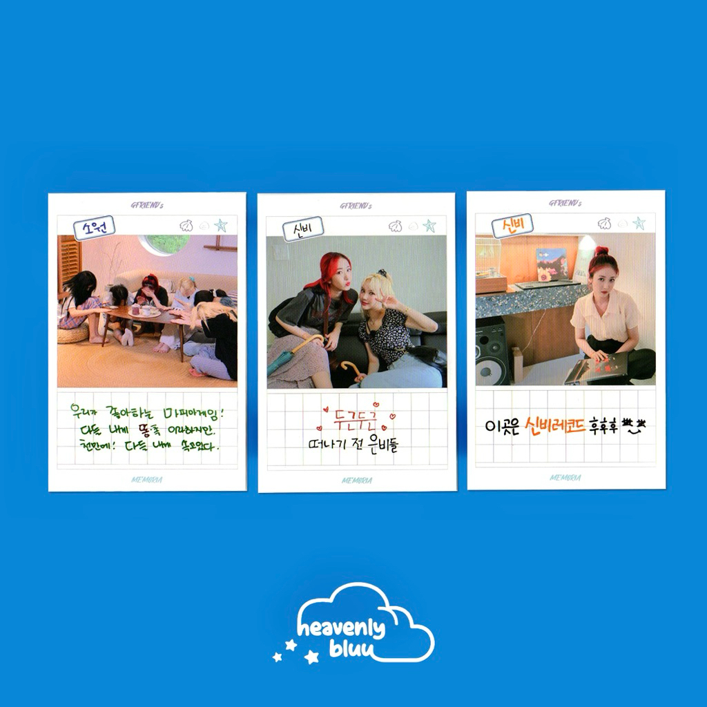 [OFFICIAL] GFRIEND DAILY POSTCARD - GFRIEND MEMORIA Official Merchandise
