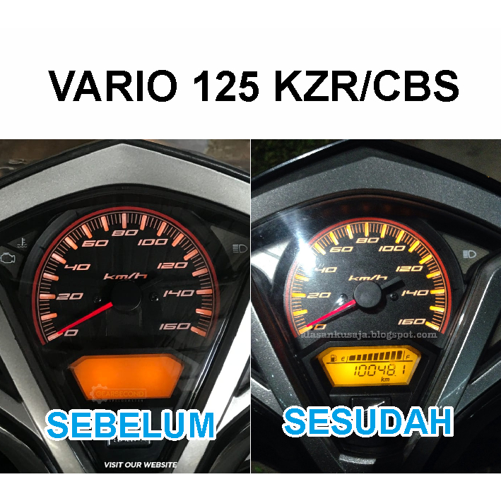 polaris polarizer  LCD speedometer vario 125 old KZR/VarioCBS