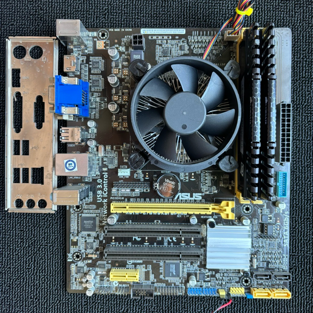 MOBO ASUS H81 + CORE I5 4460T + RAM 8GB + FAN LGA 1150 DDR3 GEN4