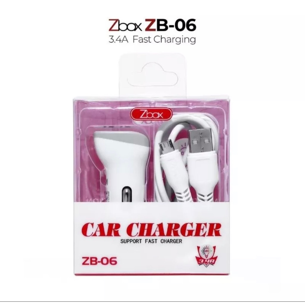 (ZBOX) SAVER ZBOX ZB-06 | CHARGER MOBIL | KABEL MICRO | FAST CHARGER |ORIGINAL