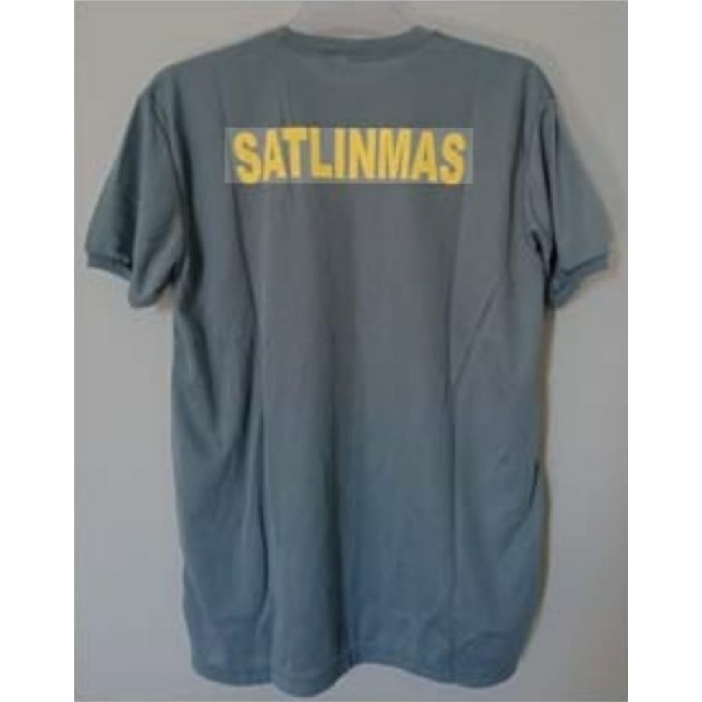 Kaos Linmas/Kaos pendek Linmas/Kaos abu abu Linmas/Kaos dalam Linmas