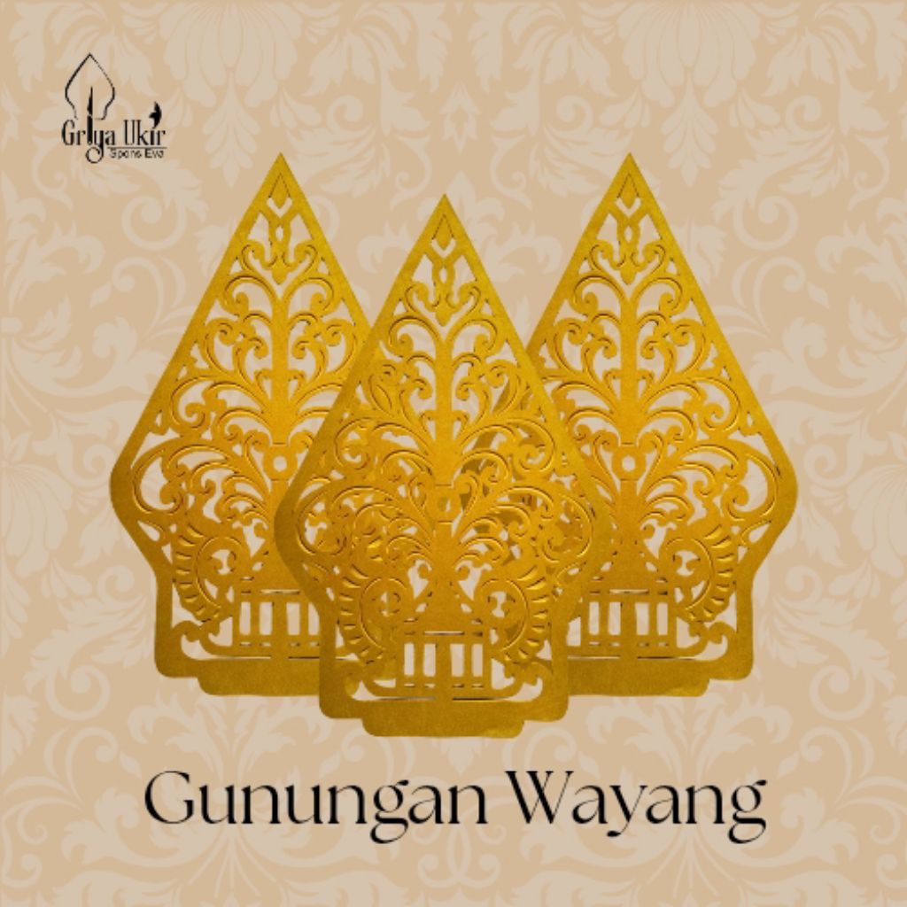 Gunungan Wayang Spon Eva Dekorasi/Hiasan Dinding/Properti Tari