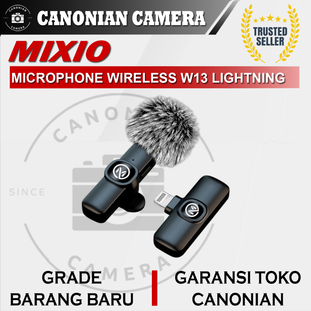 Microphone Mic Wireless Mixio W13 Lightning