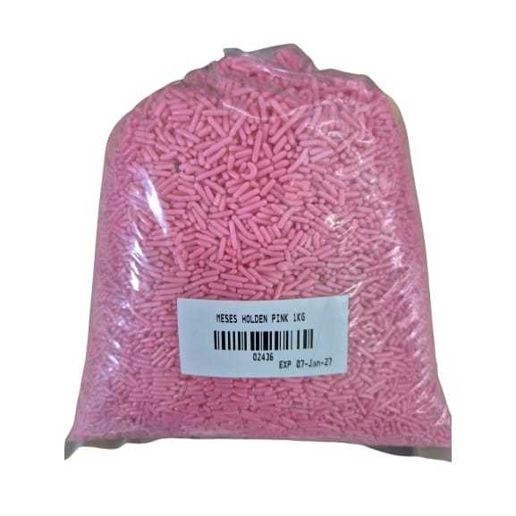 Meses Pink Holden 1kg/ Meses warna merah muda/ Meses donat/ meses warna pink/ meses warna