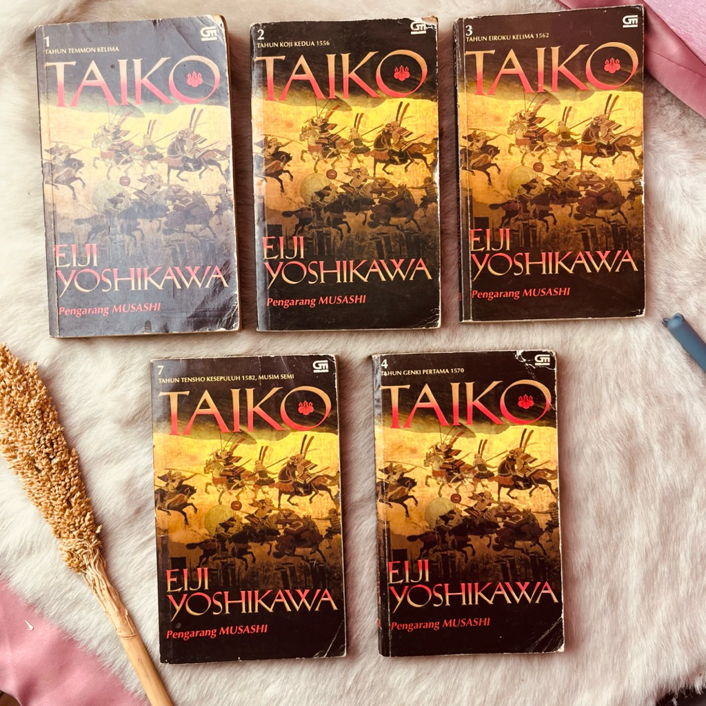 Novel Taiko by Eiji Yoshikawa Pengarang Musashi