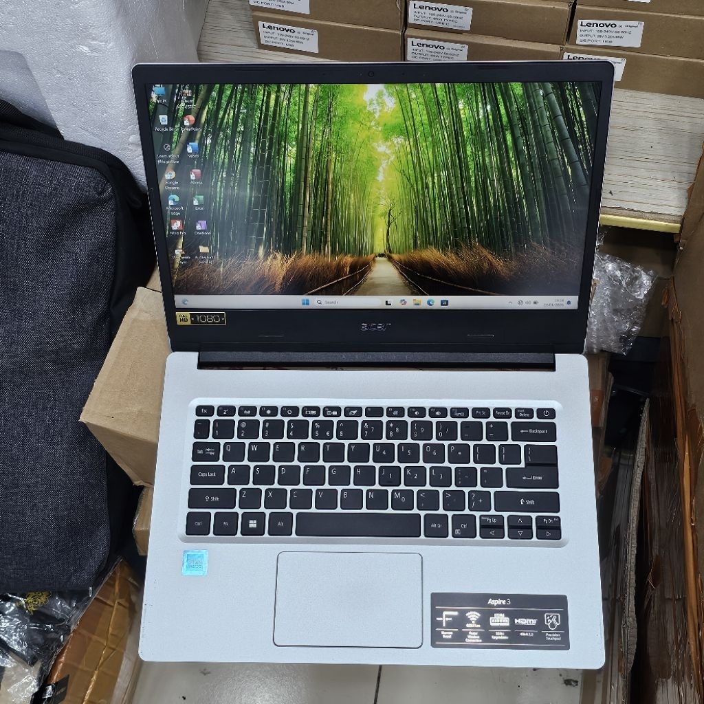 Laptop Acer Aspire 3 Intel Celeron N5100 RAM 4GB SSD 256GB Generasi terbaru