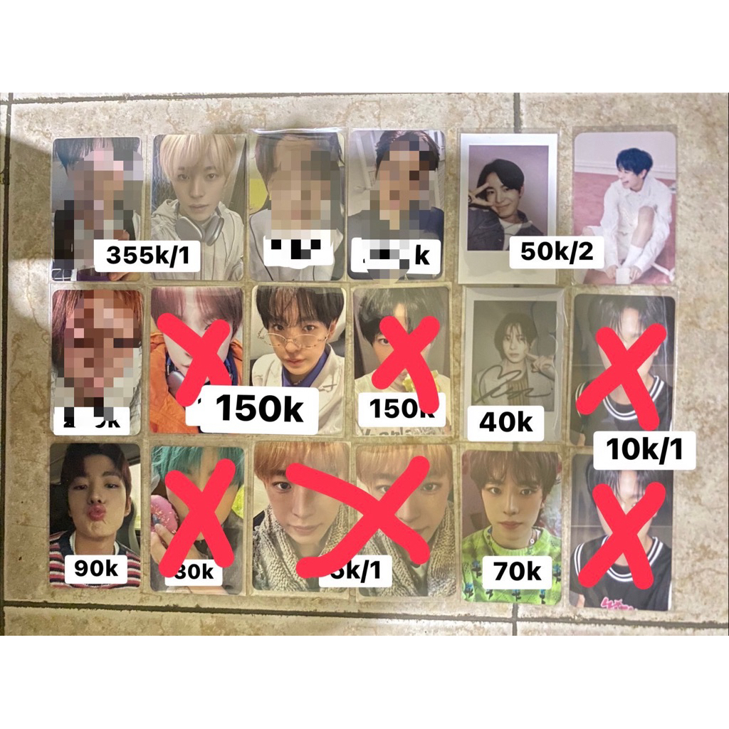 NCT WISH Yushi photocard take all (hands up nct new team)