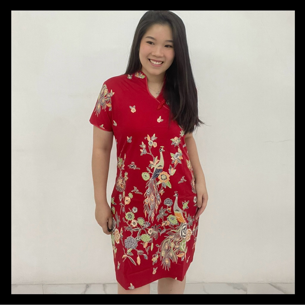 DRESS SHANGHAI BATIK - OMNIBATIK (Huang Dress)